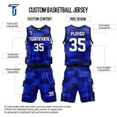 Custom Blue Photon Adult Youth Basketball Jersey Set
